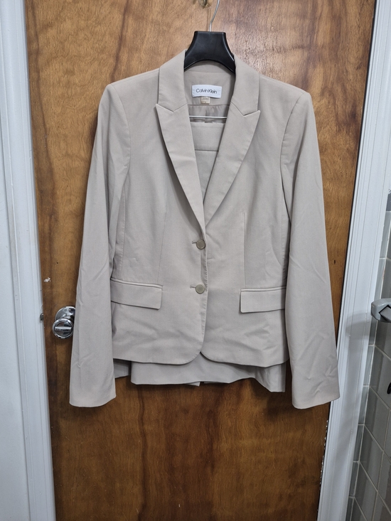 Calvin Klein Jackets & Blazers - Calvin Klein Women's Beige Skirt Suit